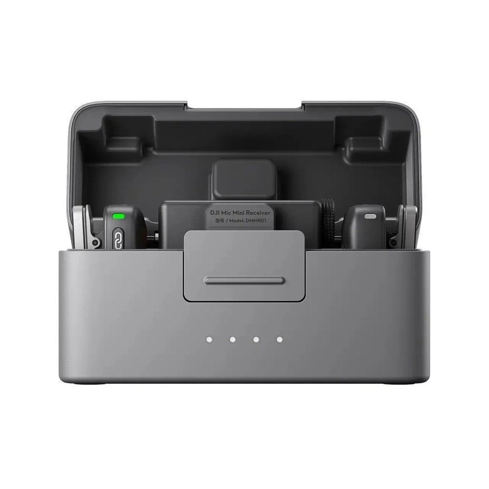 DJI Mic Mini Wireless Lavalier Microphone System 400M 2TX+1RX+Charging Case