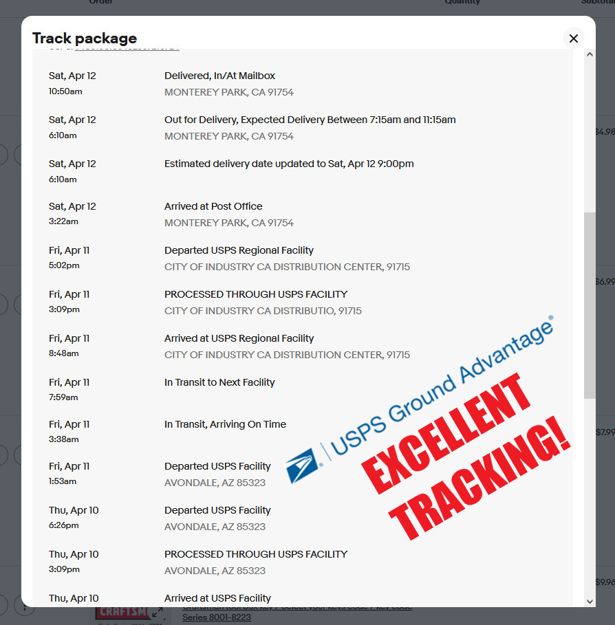 Craftsman toolbox keys / Select your key code / Series 3001 - 3050