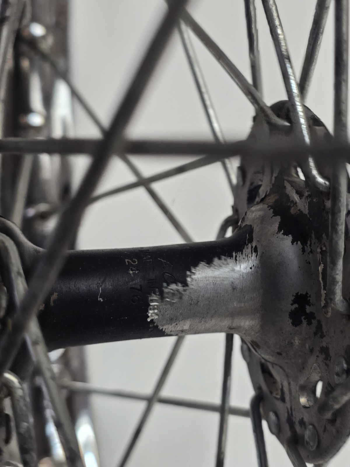 1974 Yamaha Moto Bike J60 Wheelset Femco 20" Wheels Long Axle ACS Bendix OS BMX