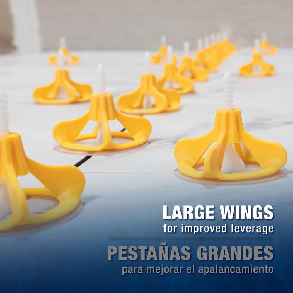 QEP LASH360 Tile Leveling Round Caps (100-Pack)