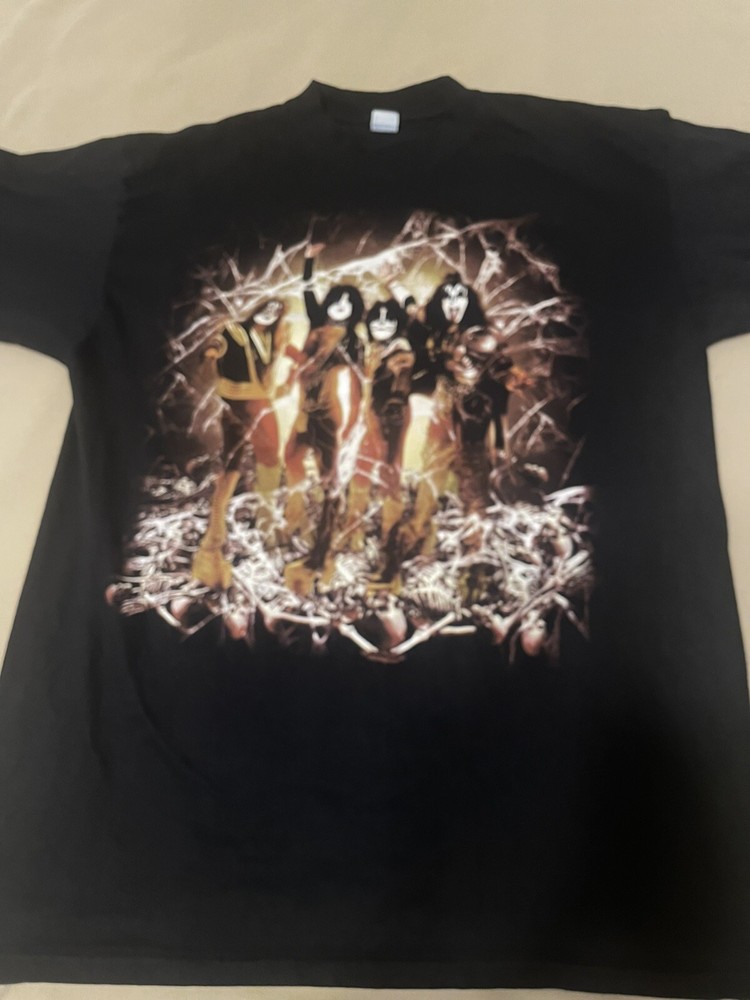 VINTAGE KISS Halloween 1998 Psycho Circus  Dodger Stadium XL tshirt *never worn*