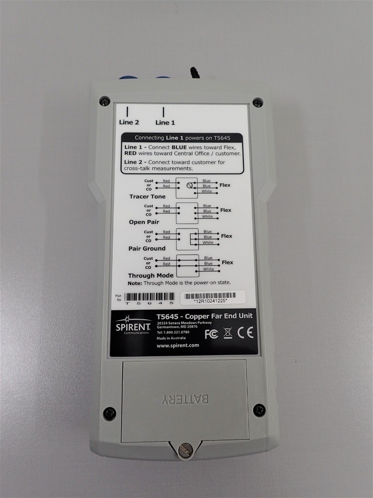 SPIRENT TECH-X FLEX T5645 Copper Remote Unit New Open Box