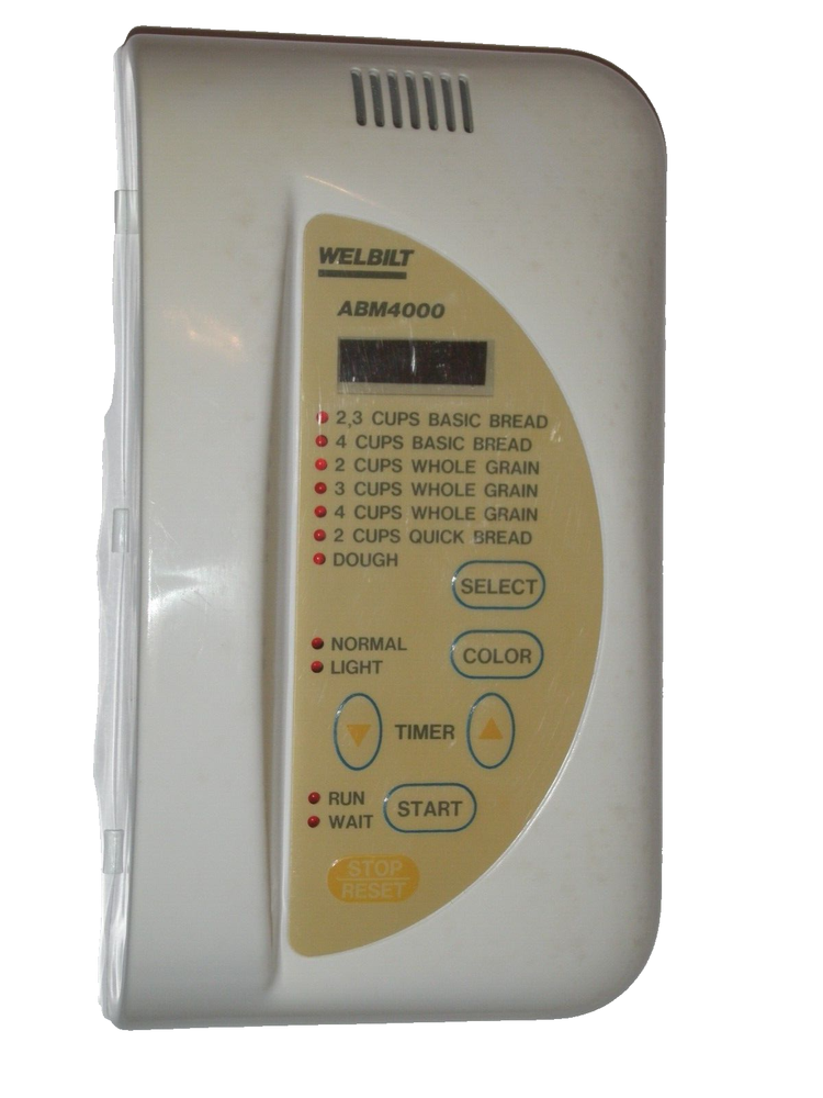 Electronic Control Panel for Welbilt Bread Machine Model ABM4000 only