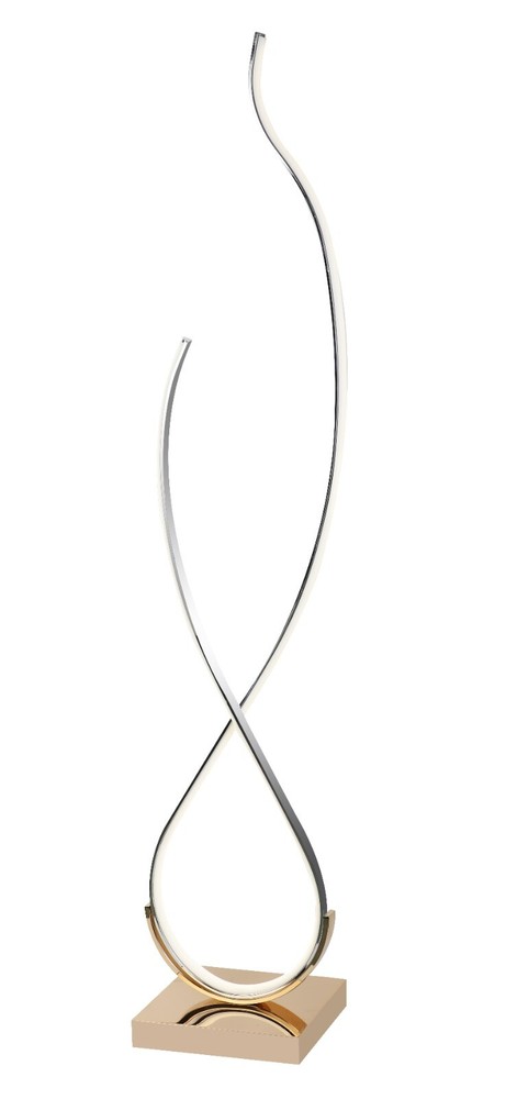 Tara LED 63" Floor Lamp with Dimmer Remote Control