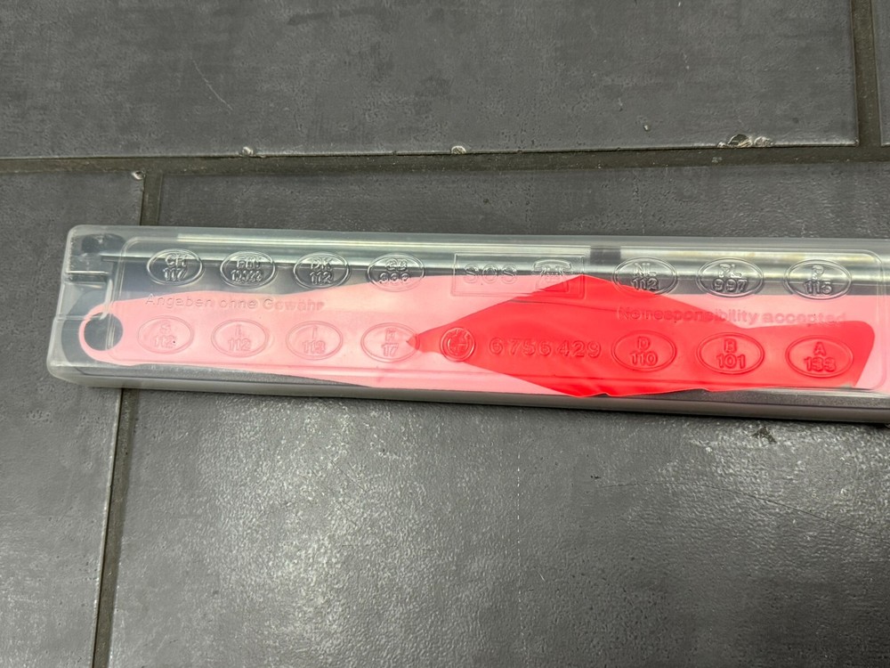 Warning triangle BMW E46 Compact E61 Touring 6756429 breakdown triangle with container