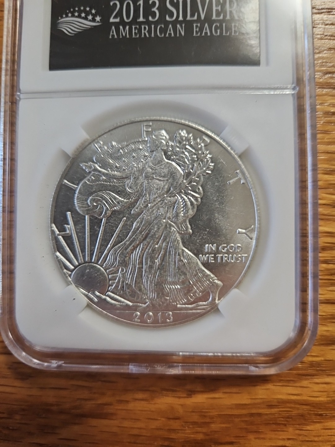 2013 SI*LV*ER AMERICAN EAGLE COIN w/holder