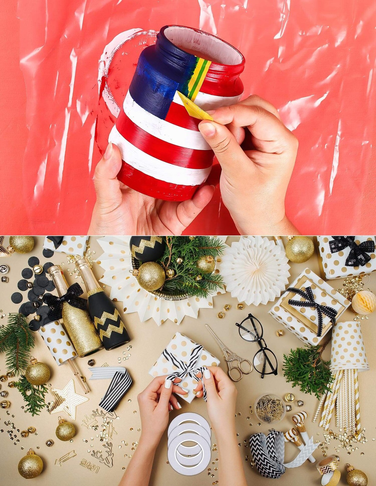 Double Sided Adhesive Tape 9 Rolls 1/4 Inch 25 Yards Card Making Scrapbook DIY