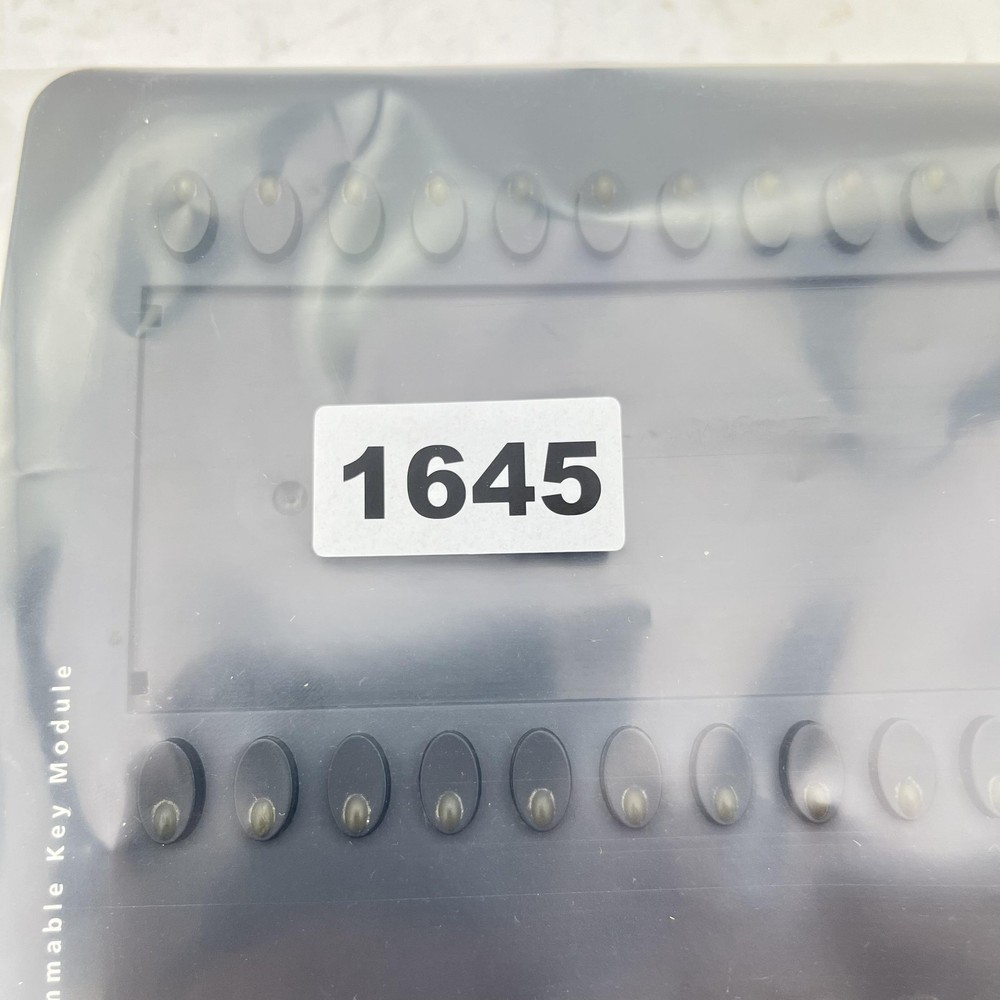 Mitel 5448 PKM Programmable Key Module Gray Phone Expansion Console Keypad Used