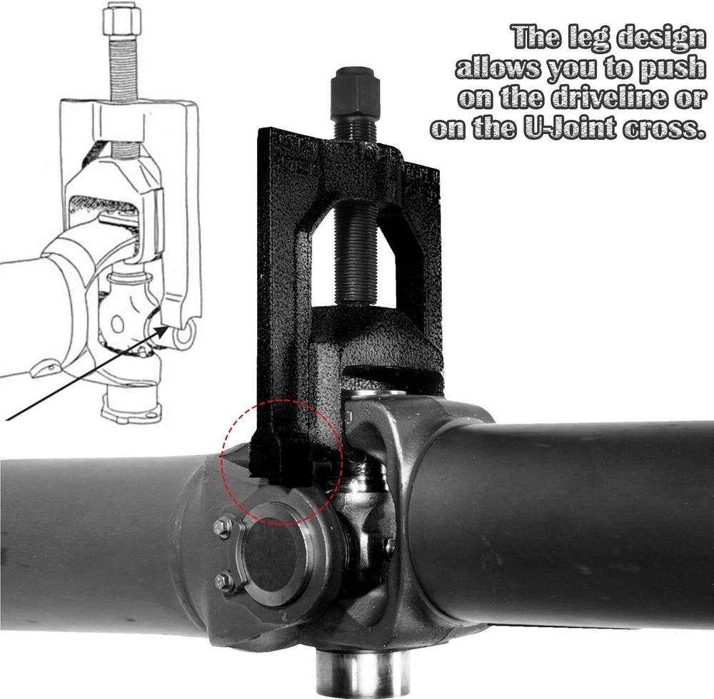 10102 Universal Joint Puller Removal Tool for Class 7 & 8 Truck Spicer Meritor