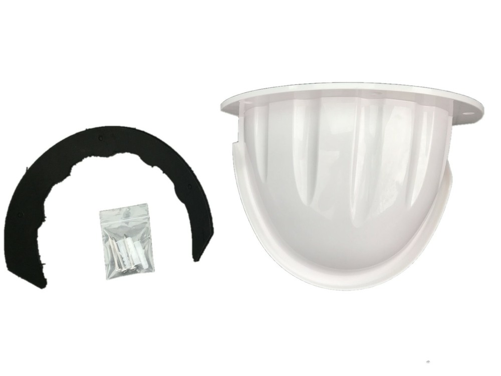 Sunshade Rainshade Protector Cover Shield for Outdoor Security Camera-WHITE
