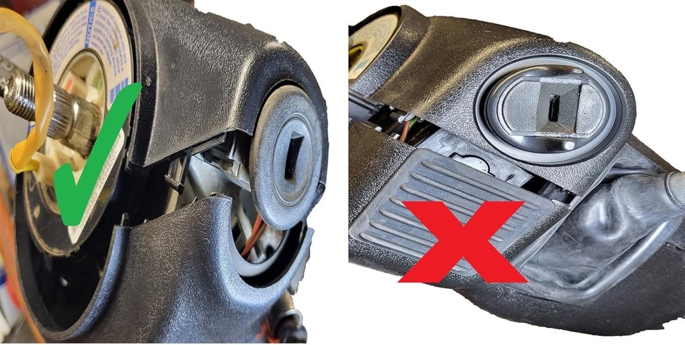 New Upper & Lower Steering Column Cover Shroud for Tilt Steering + Shift Boot