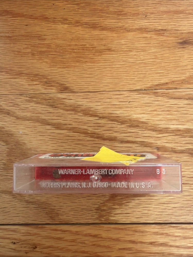 Vintage Dentyne Dynamints Plastic Mint Candy Container 1970s or 80s
