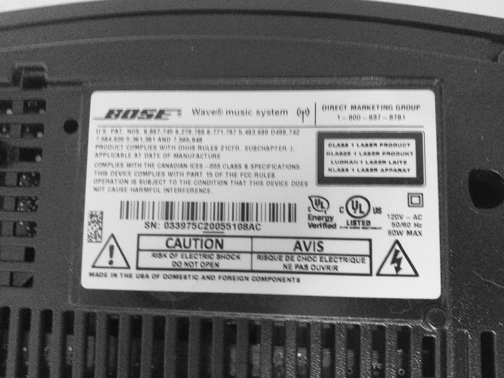 Bose Wave Music System am/fm cd player w remote