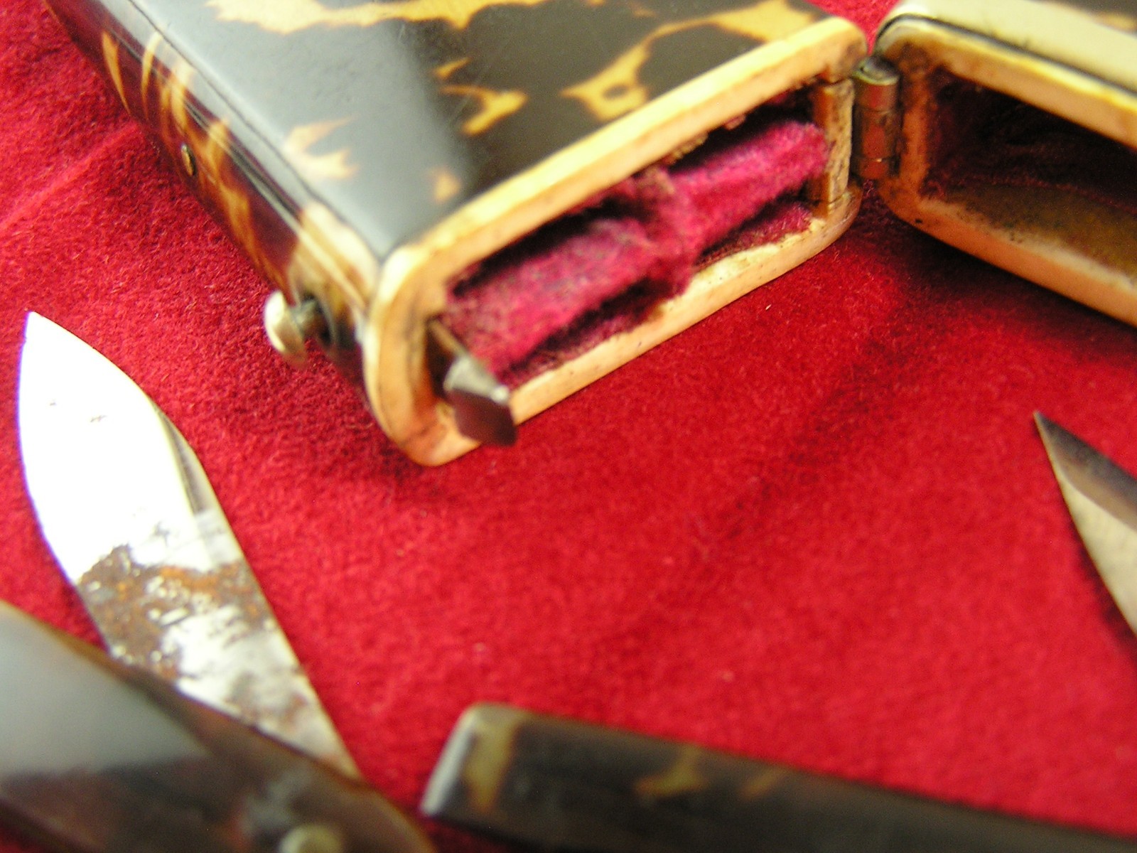 Faux Tortoiseshell Lancet Case, Bloodletting