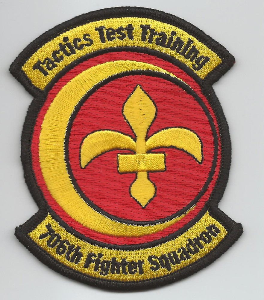 706th FIGHTER SQ "TACTICS TEST TRAINING" !!NEW!! patch