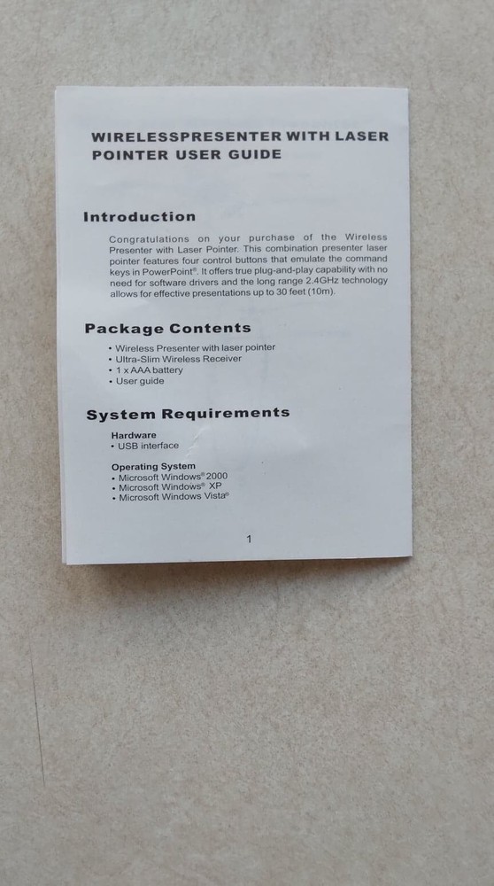 Laser Pointer - Presentation