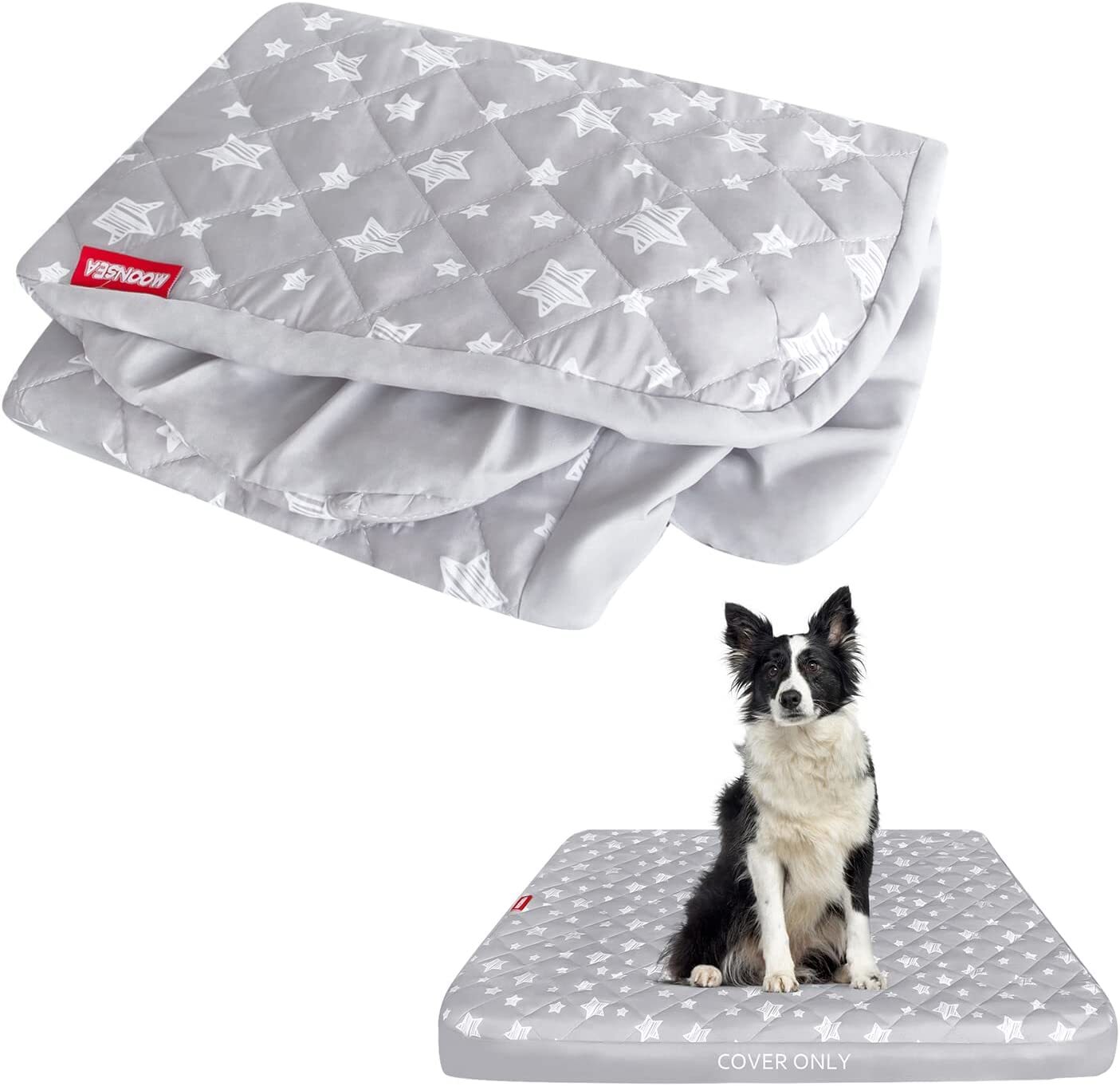 Waterproof Dog Bed Cover Replacement Washable Soft Pet Bed Cover Only Multi-size