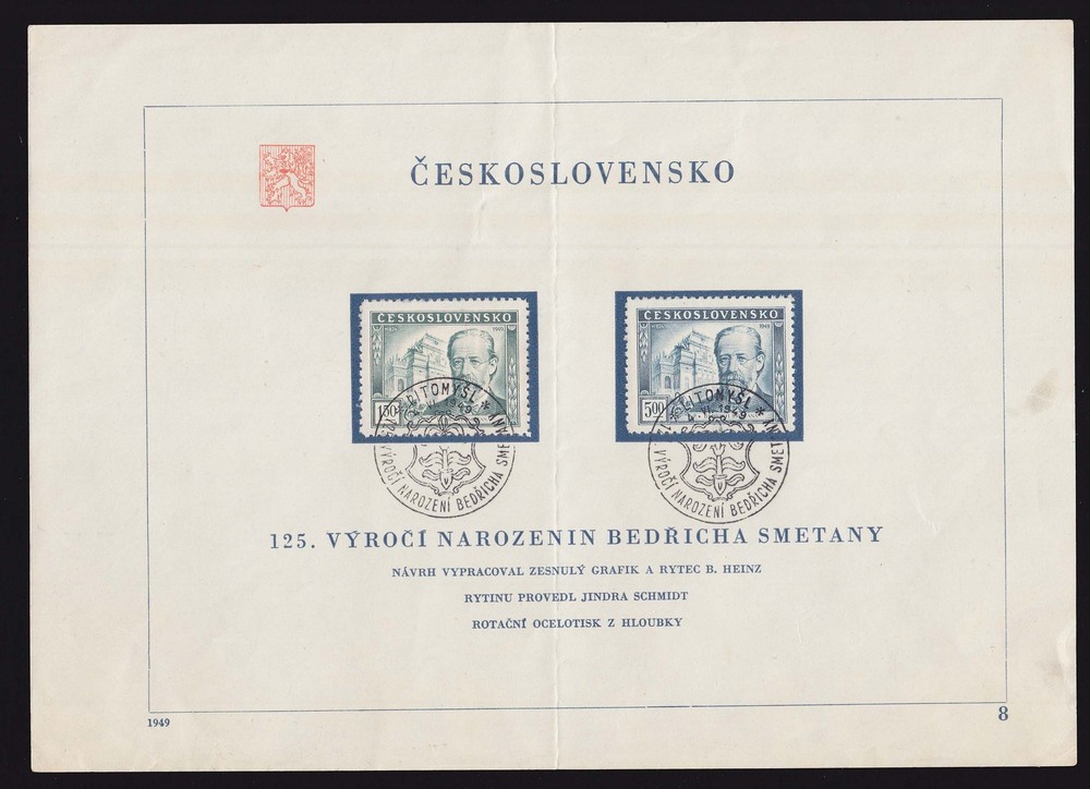 Czechoslovakia Scott 386-387 Mint never hinged.