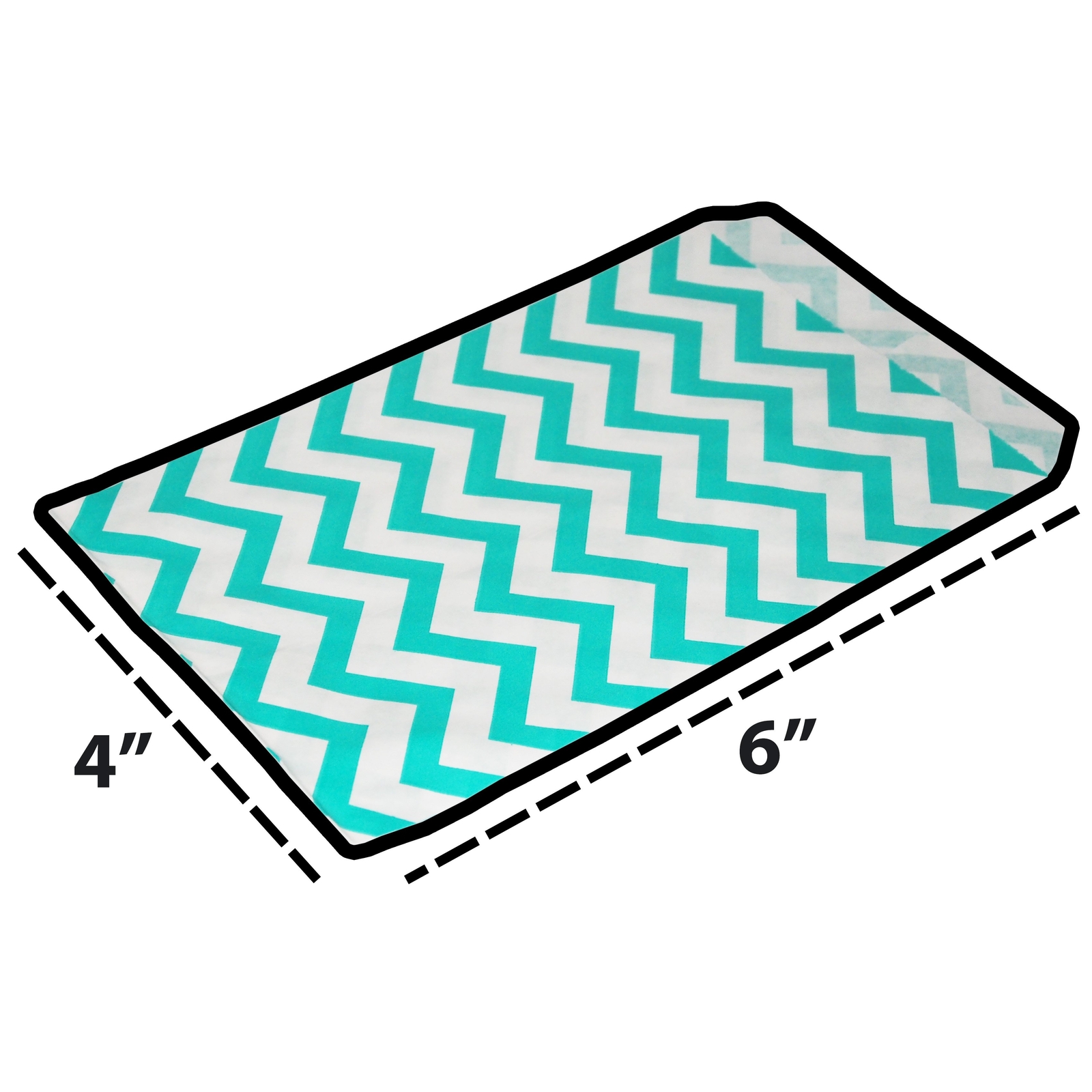 Decorative Flat Mixed Chevron Paper Gift Bags