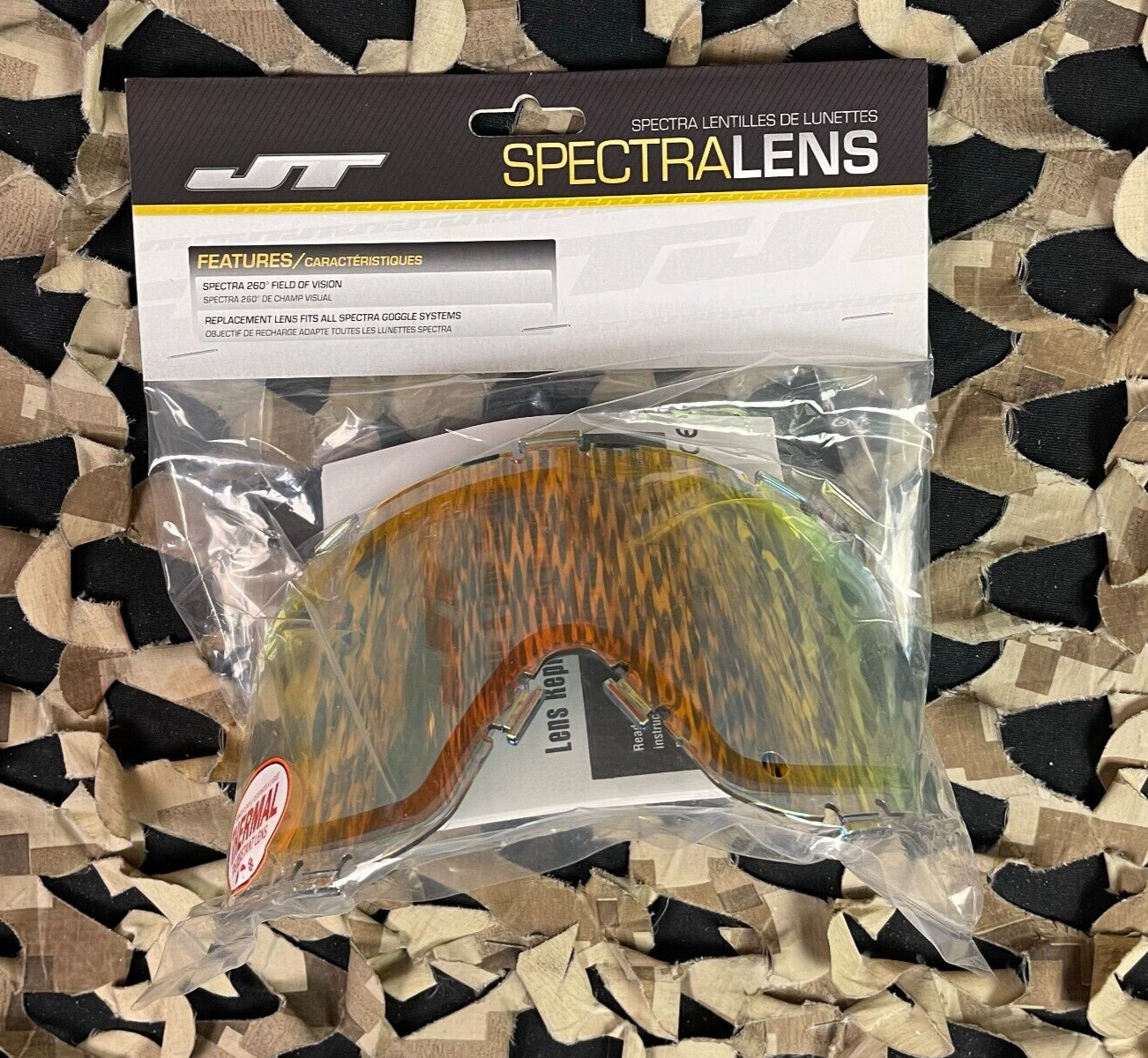 NEW JT Flex 8/Premise/ProFlex/Spectra Thermal Mask Lens - Prizm 2.0 Lava