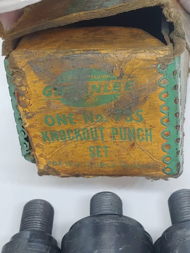 Greenlee No735 Knockout Punch Set. N1