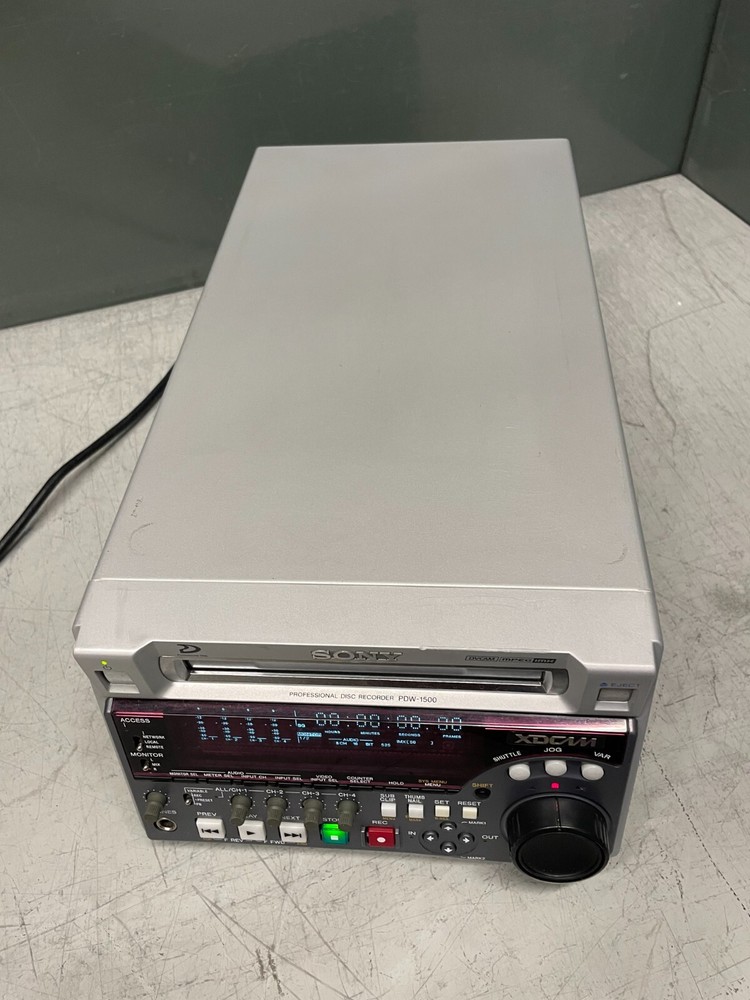 Sony PDW-1500 XDCAM Disc Sd Compact Deck Professional Recorder Player