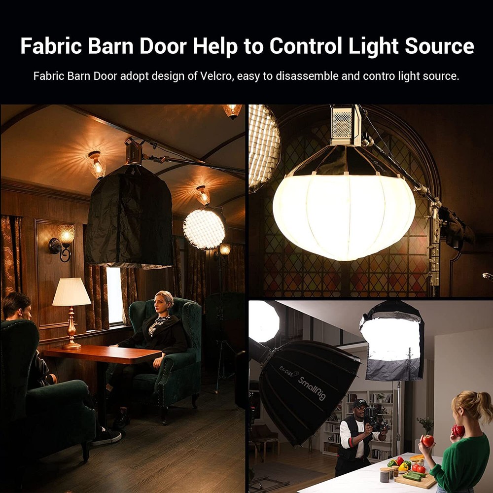 SmallRig RA-L65 Lantern Softbox 26 in/65cm Softbox Diffuser for Video Light 120B
