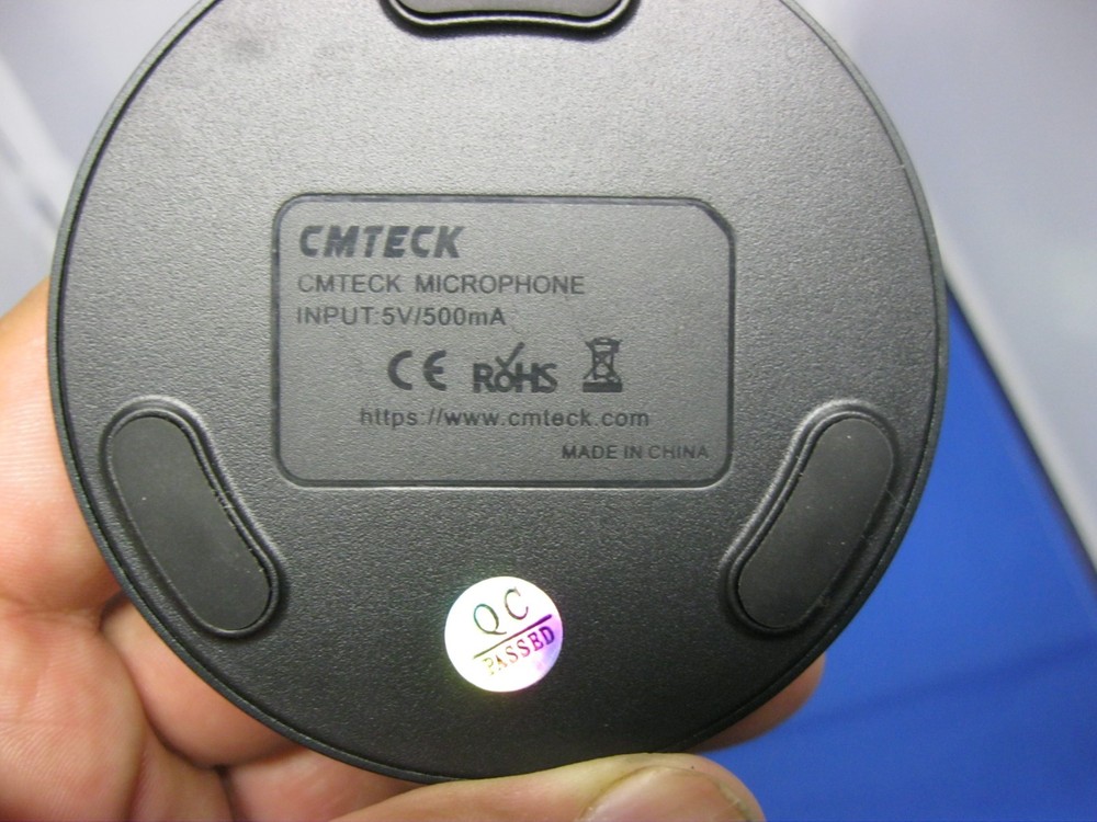 CMTECK USB Computer Microphone Recording Desktop Preowned