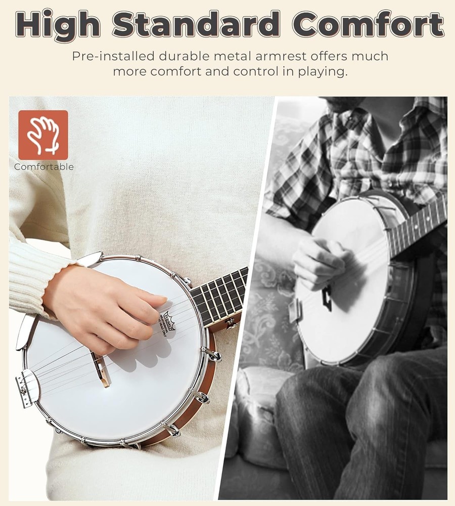 Beginner 5 String Banjo with Mahogany Body-