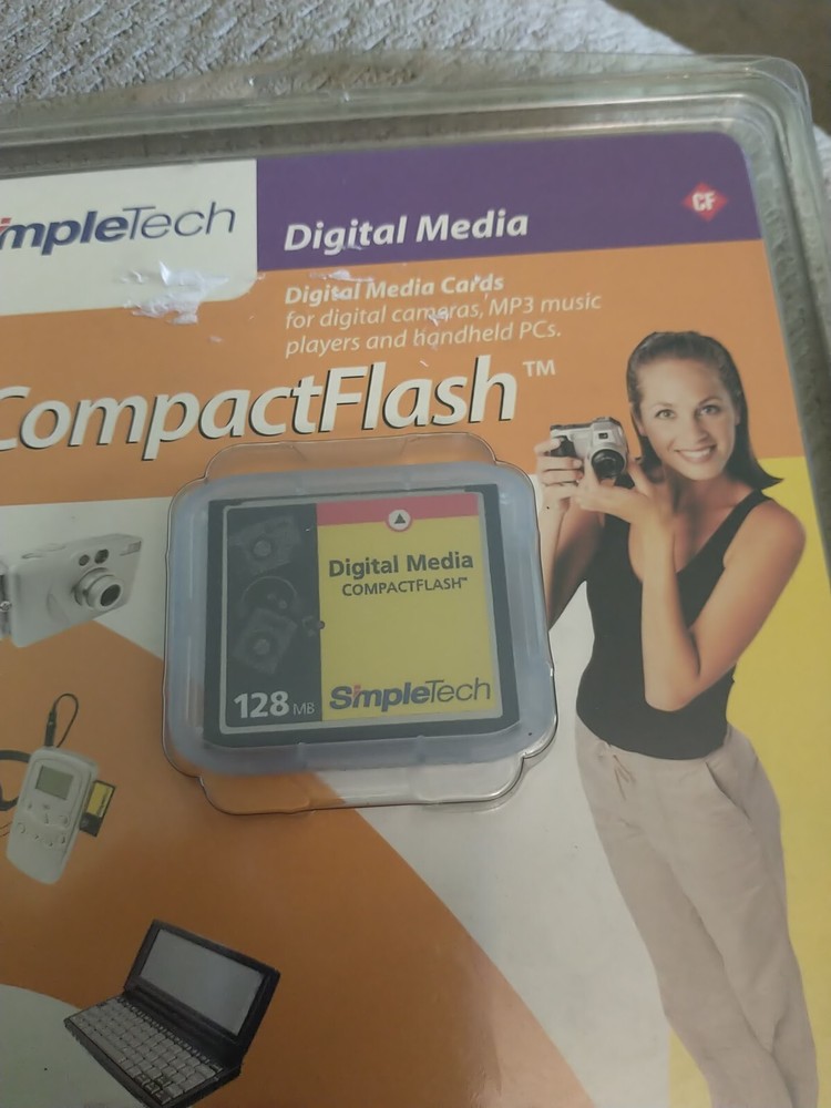 Digital Media Simple Tech Compact Flash Memory Card (128MB)