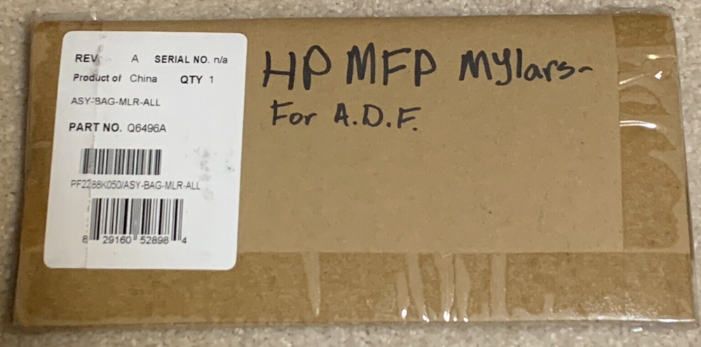 Q6496A HP ADF Mylar Sheets New
