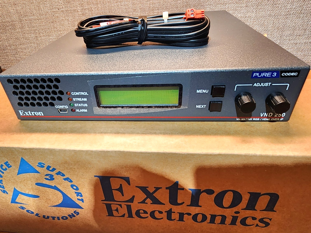 NEW EXTRON VND-250 VN Matrix Decoder HDMI, Audio, USB K&M RT-STREAM 60-1275-01