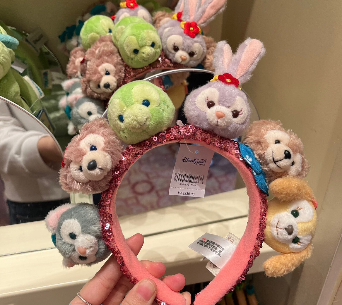 Disney authentic Duffy Friends Olu mel Gelatoni duffy Headband Ears disneyland