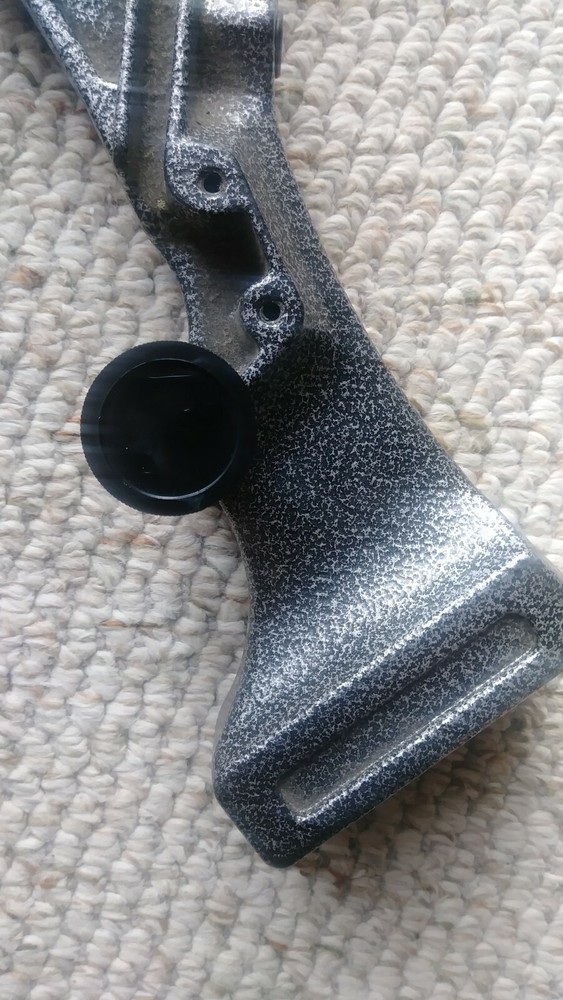 Oneida Eagle Bow OEM Black Quiver Knobs with spacers NOS one has Eagle head logo