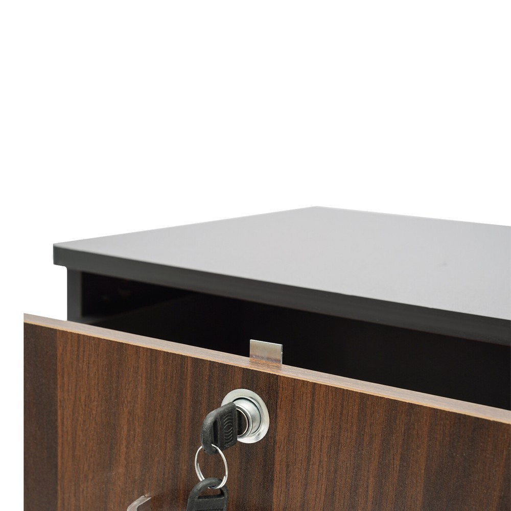 Filing Cabinet 1-Drawer Organizer Vertical File Cabinet Office Storage with Lock