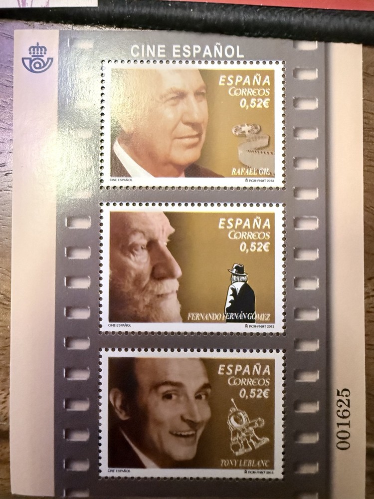 Spanish stamps 7 random mini sheets