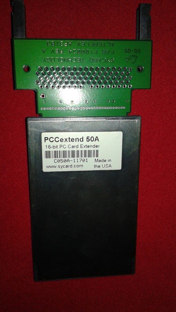 Sycard PCCextend 50A 16bit PC CardBus Extender/Socket Saver