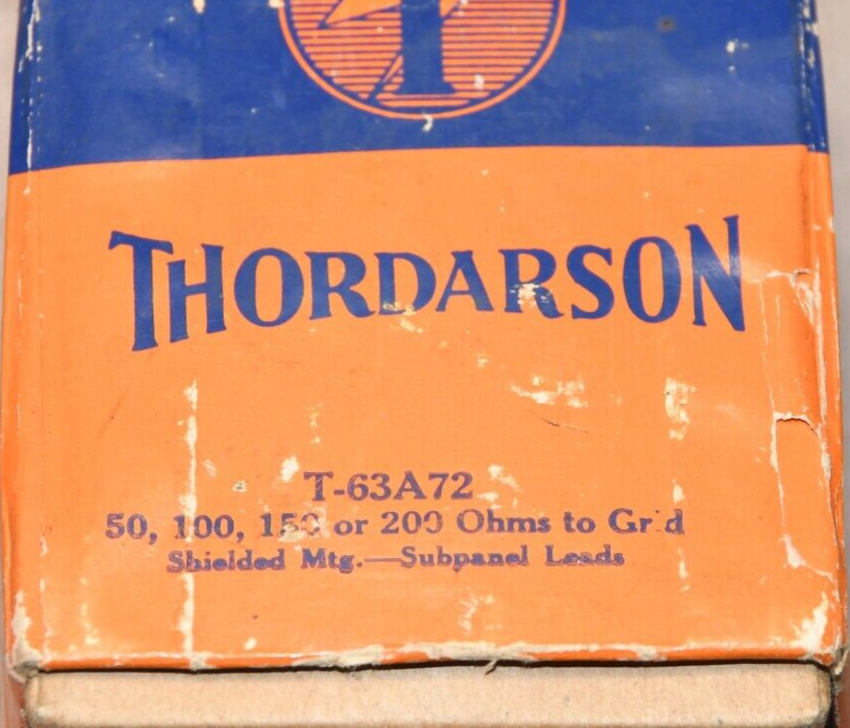 Thordarson T63A72 Line To Grid Transformer