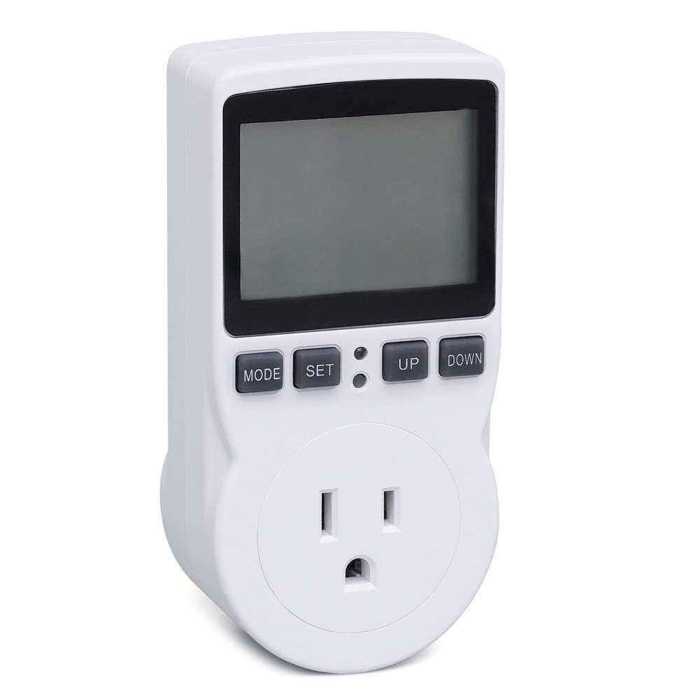 Digital Thermostat Outlet Plug Temperature Controller Outlet Socket 15A 1800W