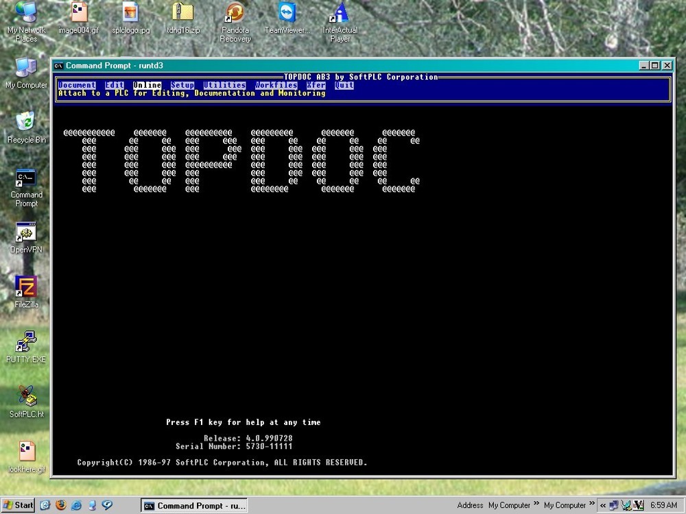 TOPDOC Programming Software for PLC-3, runs on Win7/8/10/11