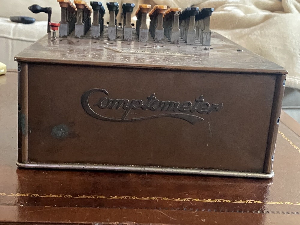 Felt And Tarrant Original Metal Comptometer Calculator Adding Machine