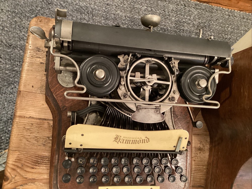 Rare Antique Hammond Typewriter
