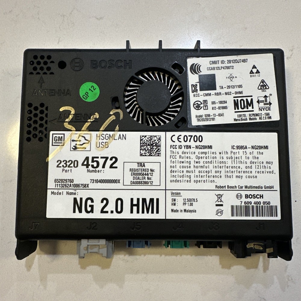 2014-2015 GM HUMAN MACHINE INTERFACE HMI MODULE OEM *UNLOCK EXTRA FEE* 23204572