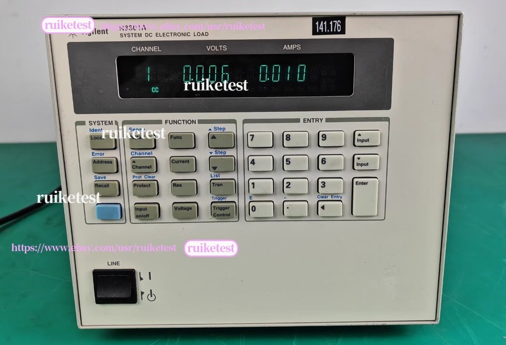 1pc KEYSIGHT/ Agilent N3301A DCElectronicLoad Mainframe W/(1) N3302A Load Module