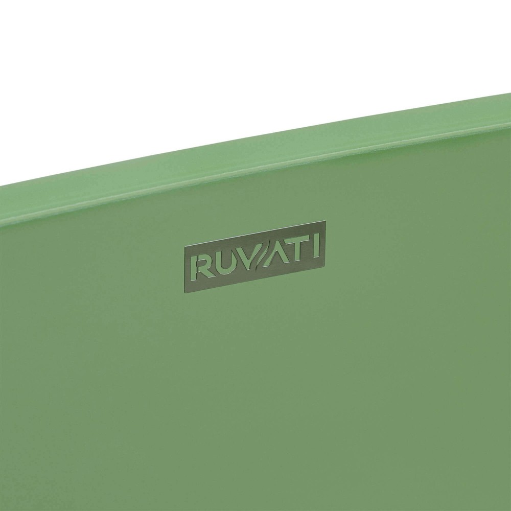 Ruvati 19" epiStone Solid Surface Bathroom Vessel Sink- RVB2119GN