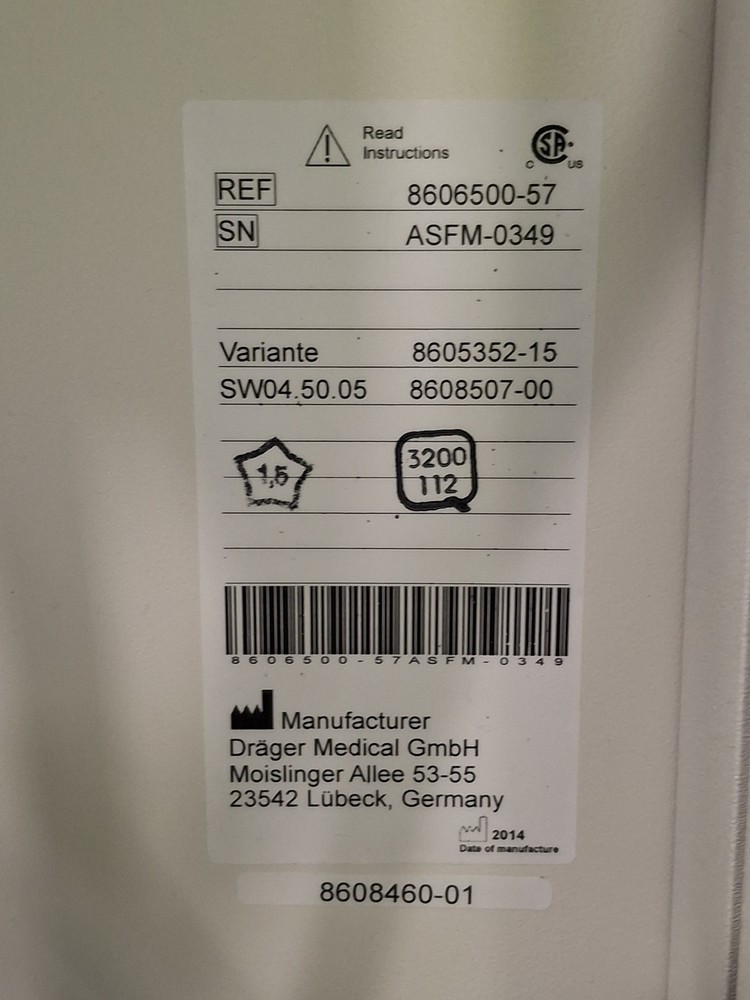 Draeger Medical Apollo Anesthesia System