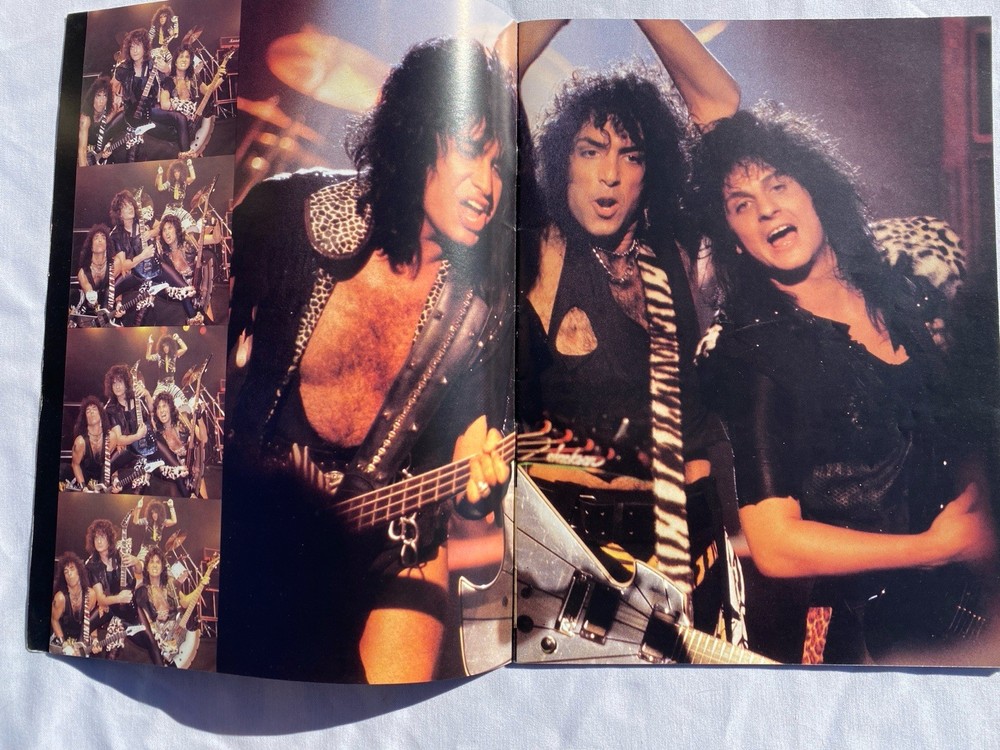 KISS World Tour 1984-85 Concert Program Animalize Mark St. John