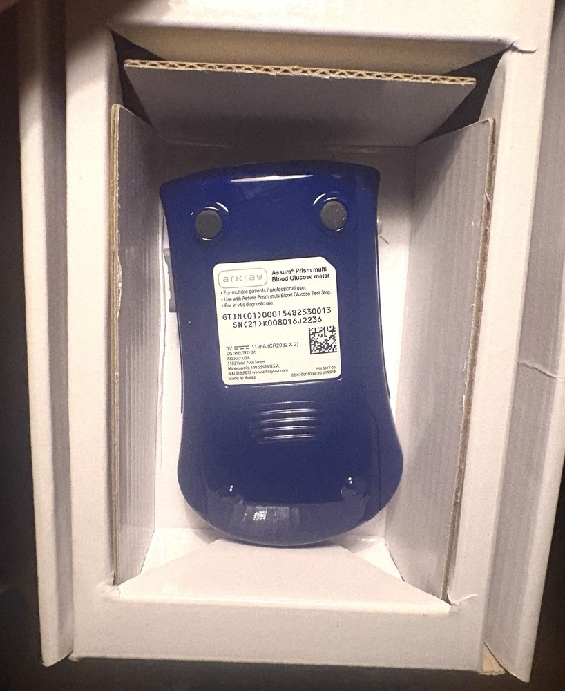 New Arkray Assure Prism Multi Blood Glucose Meter - No Coding - Fast 5 Sec