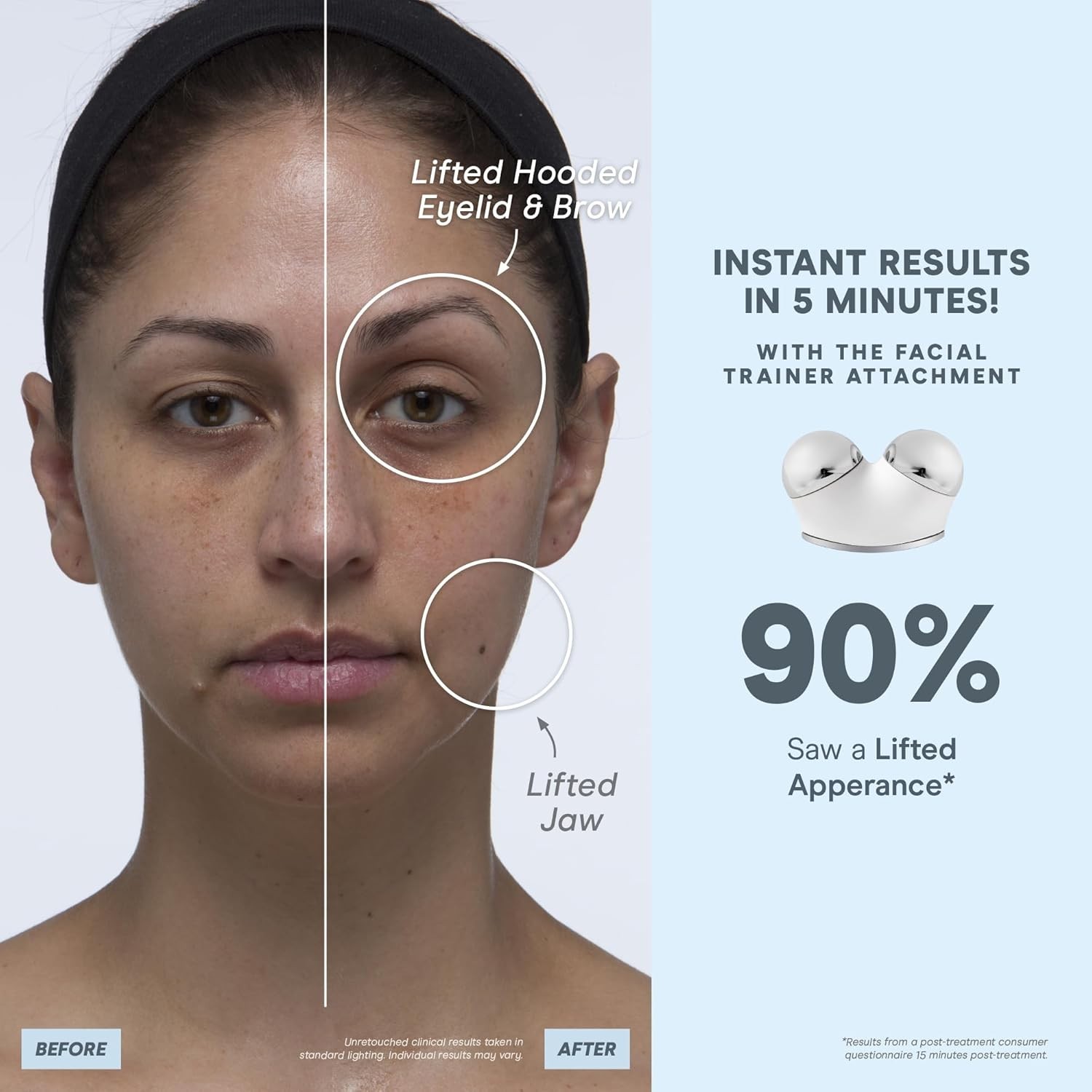 NuFACE Trinity+ Microcurrent Facial Device Kit - FDA Cleared Face Sculpting & Ne