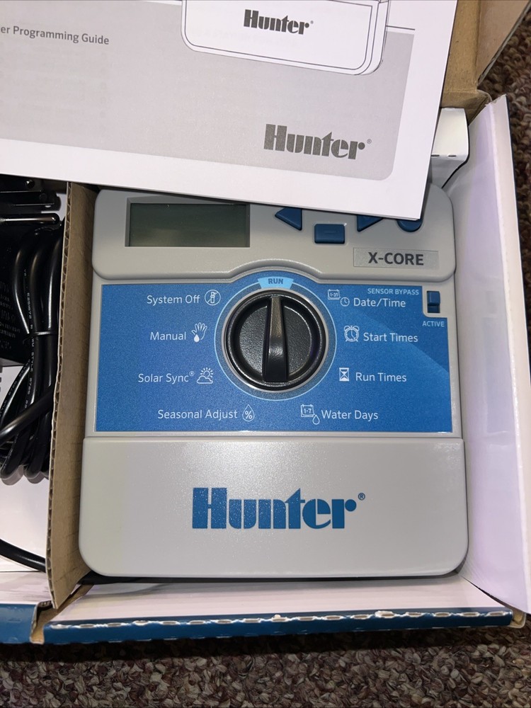 Hunter Sprinkler XC600 X-Core 6 Zone Timer Outdoor Irrigation Station Controller